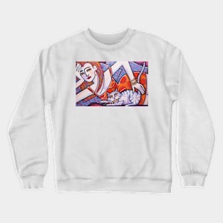 Tiger Cat Crewneck Sweatshirt